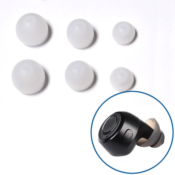 Ear Domes for BT-Omni-2 Bluetooth Hearing Aids - Set of 6