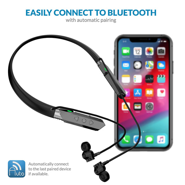 Rechargeable Neckband Bluetooth Hearing Aids  - NW30